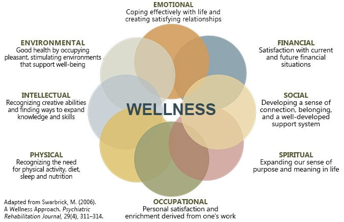 eight dimensions wellbeing